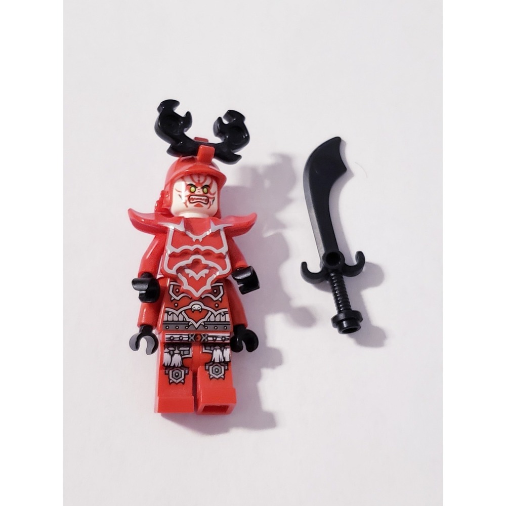 Lego Ninjago General Kozu Minifigure 70504 Stone Army General Red 4 arms